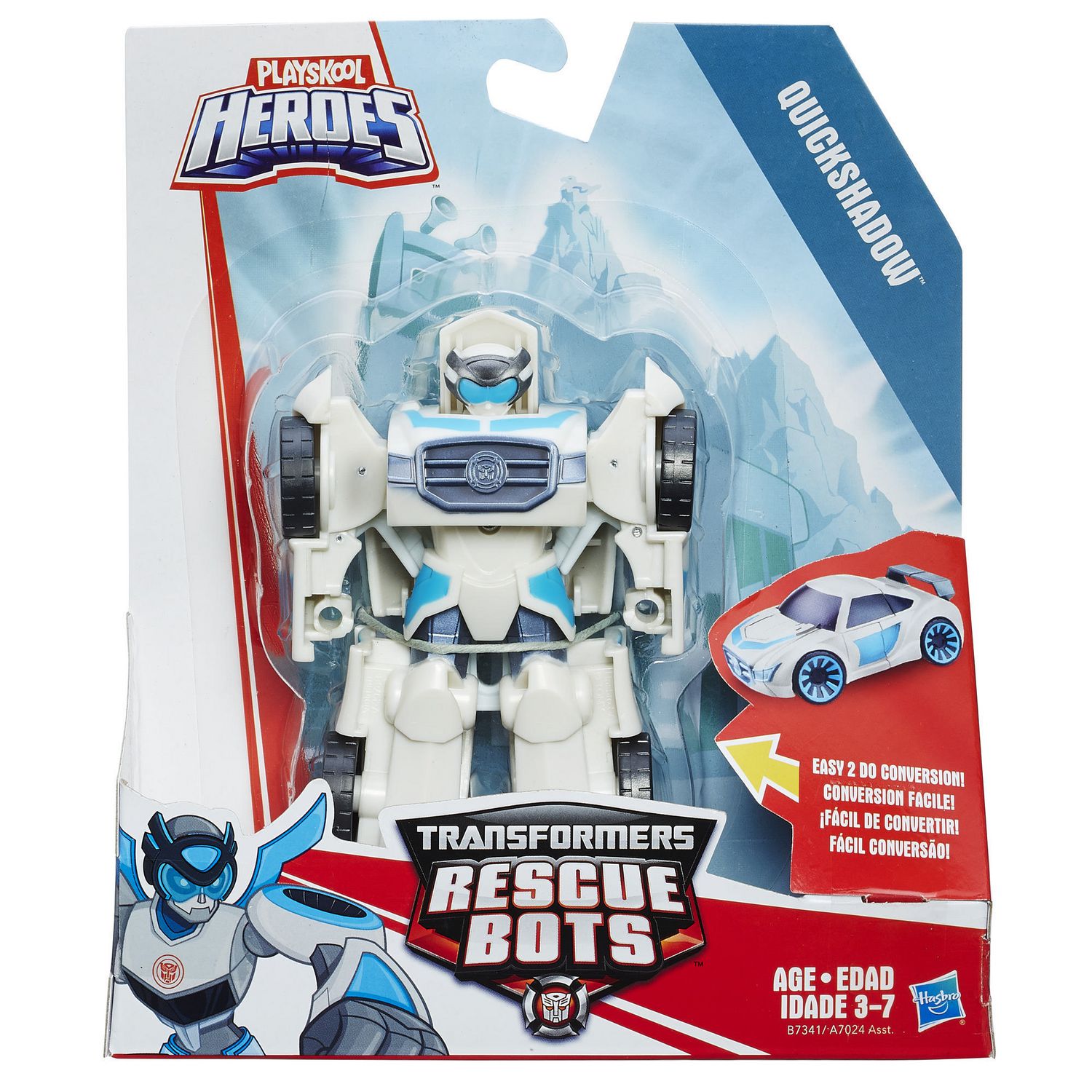 Playskool Heroes Transformers Rescue Bots Rescan Quick Shadow Action Figure 