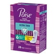 thumbnail image 3 of Poise Ultra Thin Incontinence Pads for Women, 3 Drop, Light Absorbency, Regular, 28Ct, 3 of 6