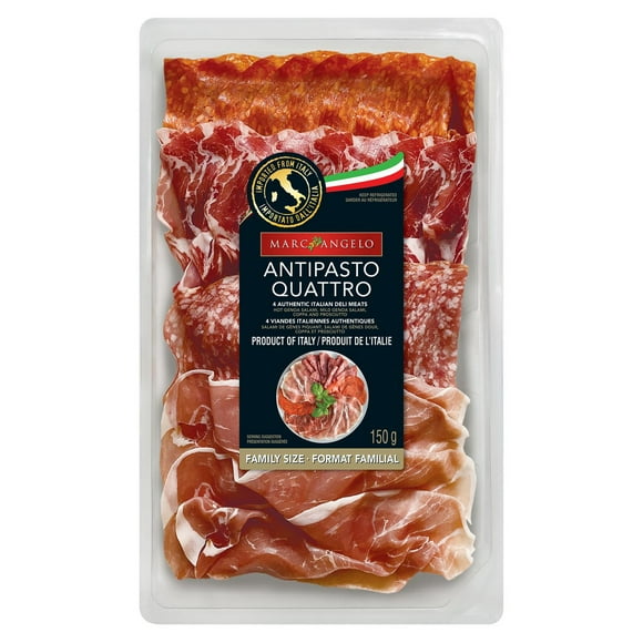 Antipasto Quattro De Gênes Piquant Et Doux, Coppa Et Prosciutto 150 g