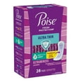 thumbnail image 2 of Poise Ultra Thin Incontinence Pads for Women, 3 Drop, Light Absorbency, Regular, 28Ct, 2 of 6