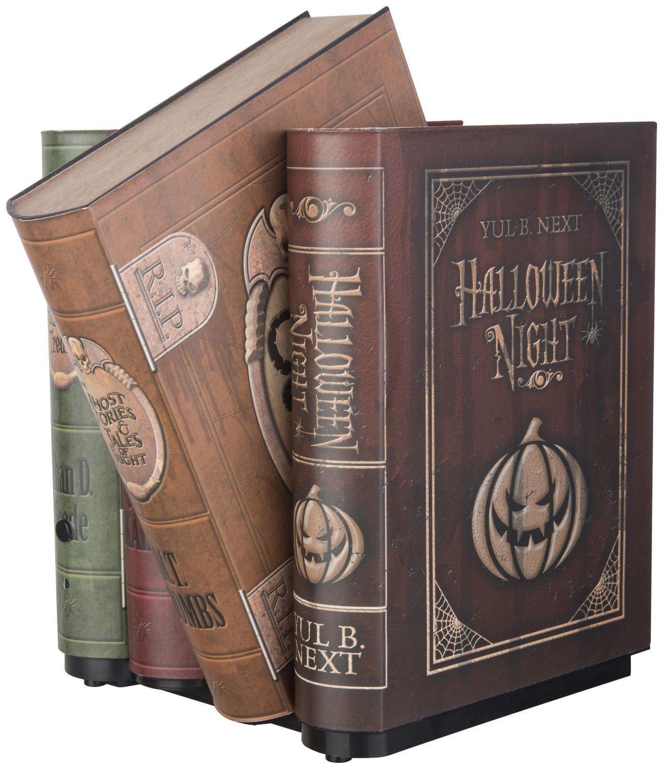 Holiday Living online Gemmy Animated Halloween Decor Moving Books Midnight Bootique