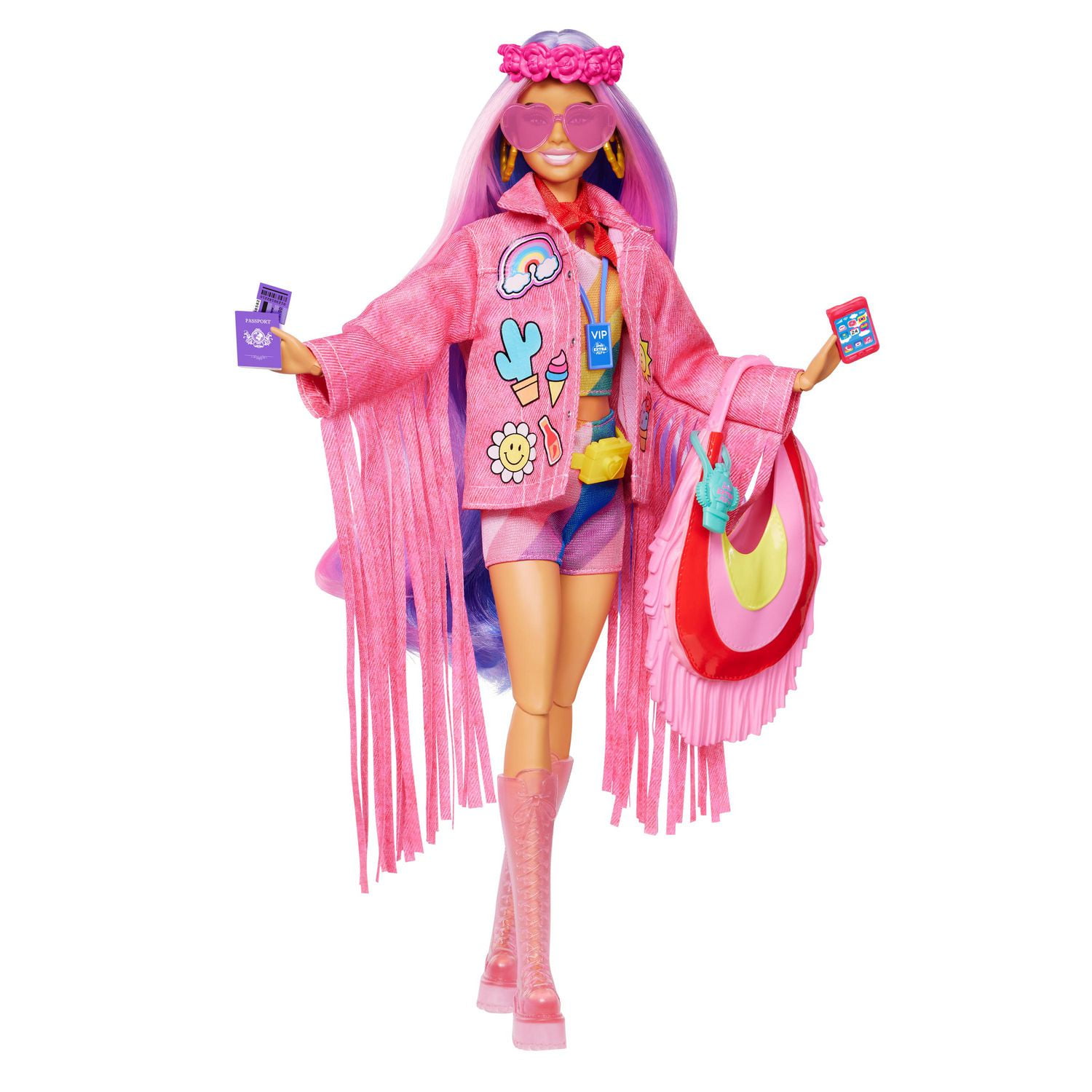 Travel Barbie Doll with Desert Fashion, Barbie Extra Fly 