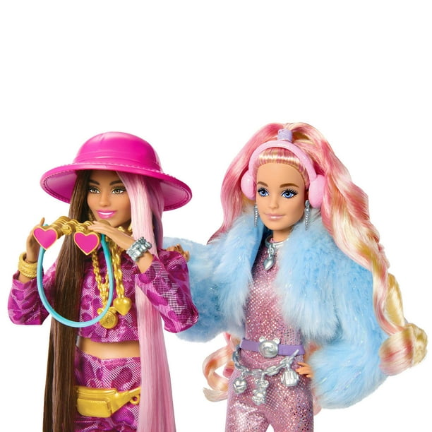 Barbie Extra Voyage Désert, Poupée Articulée Barbie Avec Vêtements