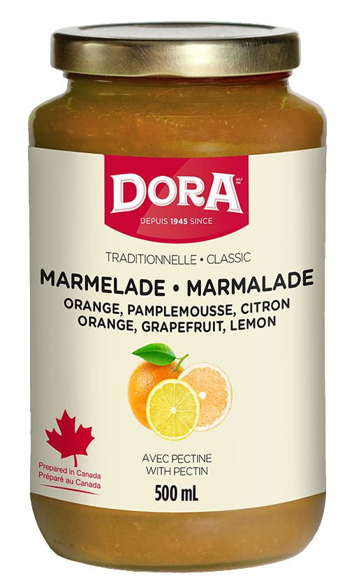 DORA 3 FRUIT MARMALADE WITH PECTIN (ORANGE, LEMON, GRAPEFRUIT