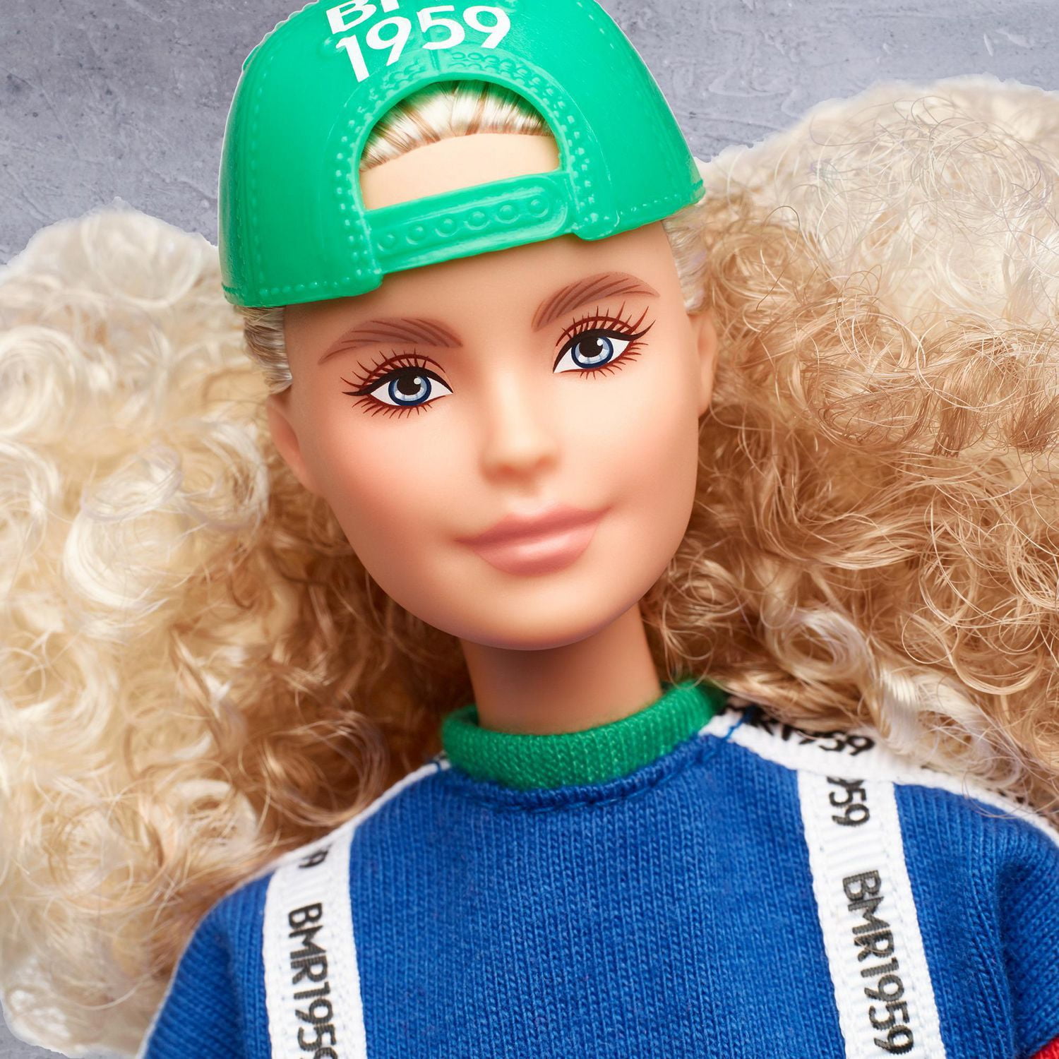 Barbie Looks Doll, Blonde Curly Hair, Color Block Outfit with