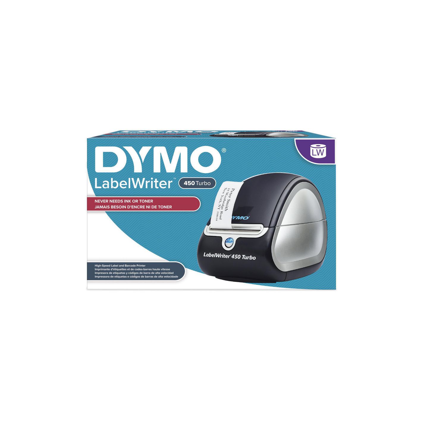 dymo labelwriter 450 turbo thermal label printer.