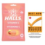 HALLS Vitamin C Strawberry Lemonade, Supplement Drops