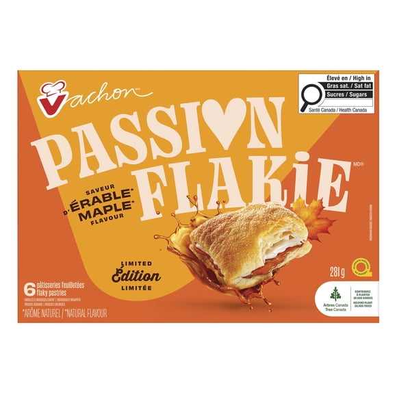 Pâtisseries feuilletées Passion Flakieᴹᴰ à l’érable de Vachonᴹᴰ