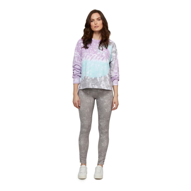 3 Pack Women S Tie Dye Ruched High Waist Leggings