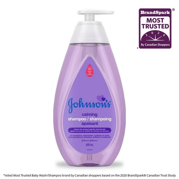 Shampoing apaisant JOHNSON’S® pour bébés, Sans parabènes