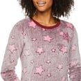 thumbnail image 4 of No Boundaries Women's Plush Pajamas 2-Piece Set, 4 of 6