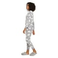 thumbnail image 2 of No Boundaries Women's Plush Pajamas 2-Piece Set, 2 of 6
