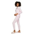 thumbnail image 2 of No Boundaries Women's Plush Pajamas 2-Piece Set, 2 of 6