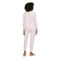 thumbnail image 3 of No Boundaries Women's Plush Pajamas 2-Piece Set, 3 of 6