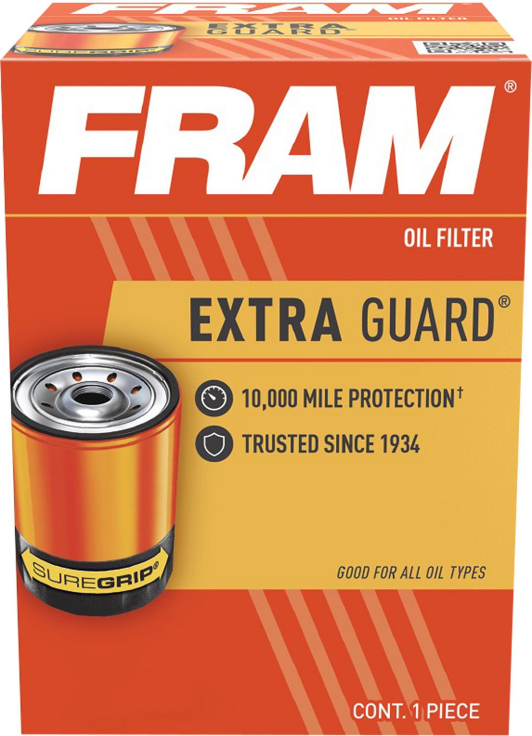 FRAM PH9688 Extra Guard Oil Filter, Proven protection for up to