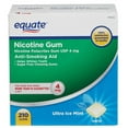 thumbnail image 1 of Equate Gomme à la nicotine Menthe ultra glacée 4mg 210ct, 1 of 1