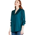 thumbnail image 2 of George Women's Oversized Satin Shirt, 2 of 6