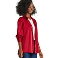 thumbnail image 2 of George Women's Oversized Satin Shirt, 2 of 6