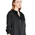 thumbnail image 2 of George Women's Oversized Satin Shirt, 2 of 6