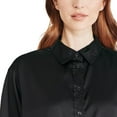thumbnail image 4 of George Women's Oversized Satin Shirt, 4 of 6