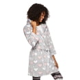 thumbnail image 2 of No Boundaries Women's Hooded Robe, 2 of 6