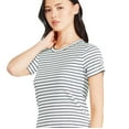 thumbnail image 2 of George Women's Short Sleeve Rib Tee, 2 of 6