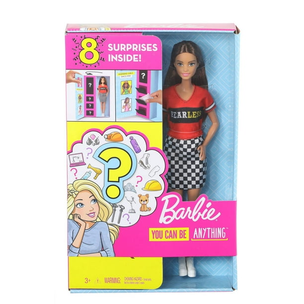 Barbie Doll with 2 Career Looks that Feature 8 Clothing and Accessory  Surprises to Discover with Unboxing 
