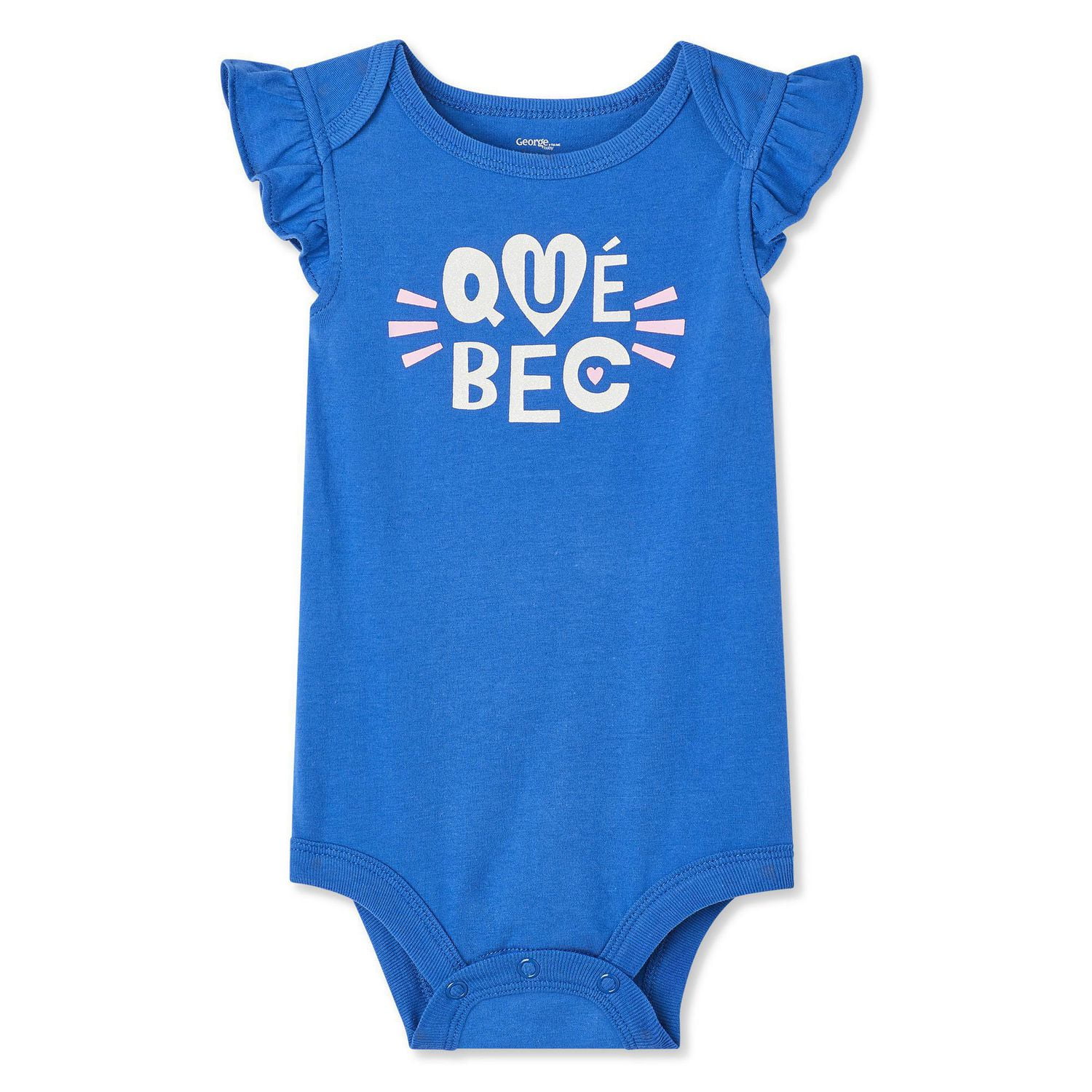 Baby Girls' Quebec Flutter Sleeve Bodysuit Walmart Canada
