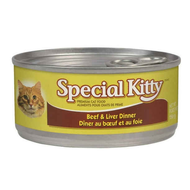 Special Kitty Aliments pour chats de prime Dîner au boeuf et au foie, 156 g