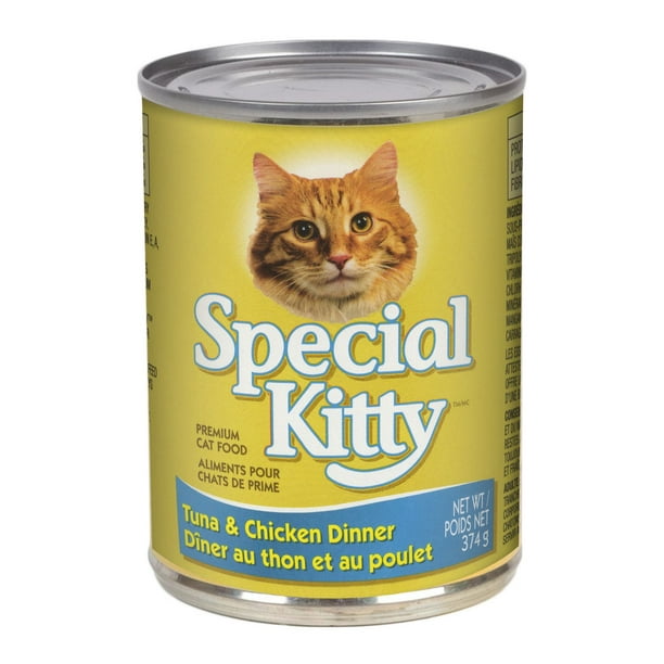 Special Kitty Aliments pour chats de prime Dîner au thon et au poulet, 374 g