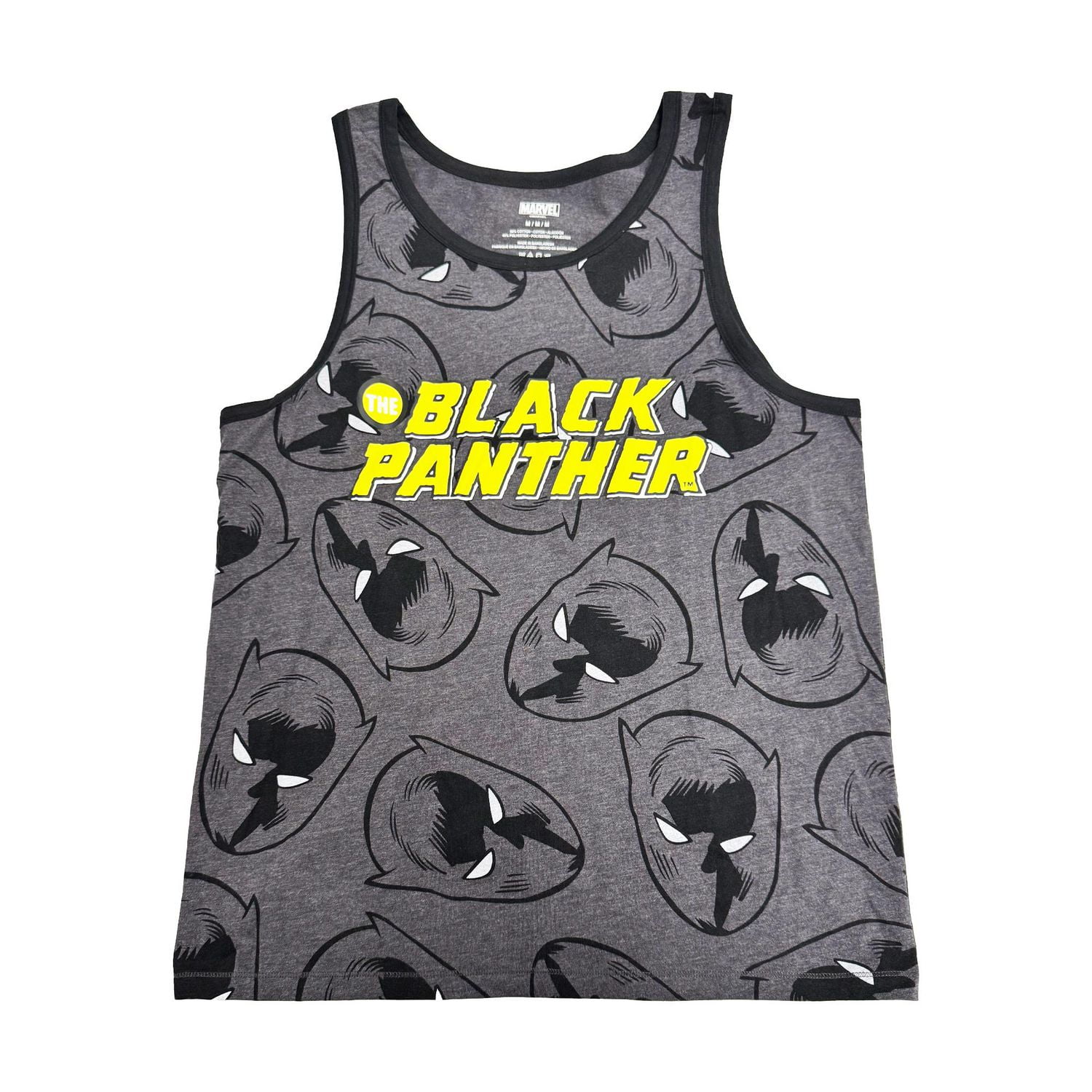 Débardeur sans manches Black Panther Marvel pour hommes