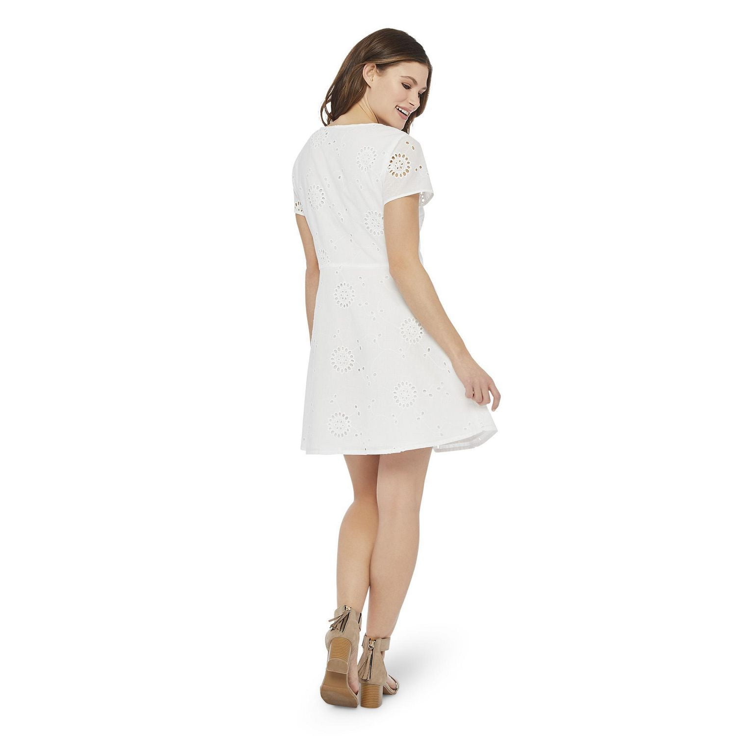 white eyelet dress canada