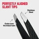Pince à épiler à bouts obliques Revlon Expert, en acier inoxydable Bouts ultra précis parfaitement alignés pour poils minuscules. – image 5 sur 9