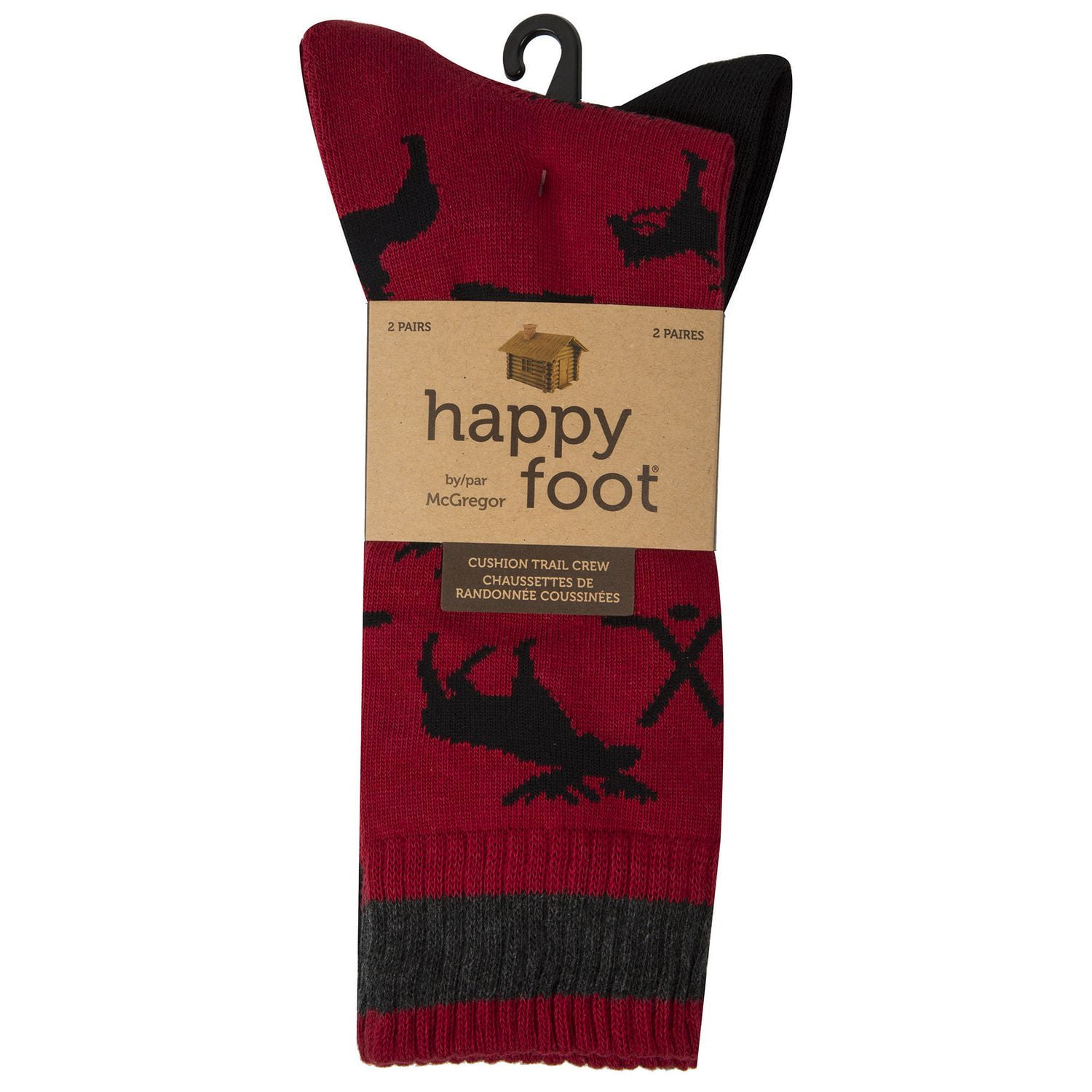 Happy Foot by Mcgregor 2 Pair Cushion Icon Crew