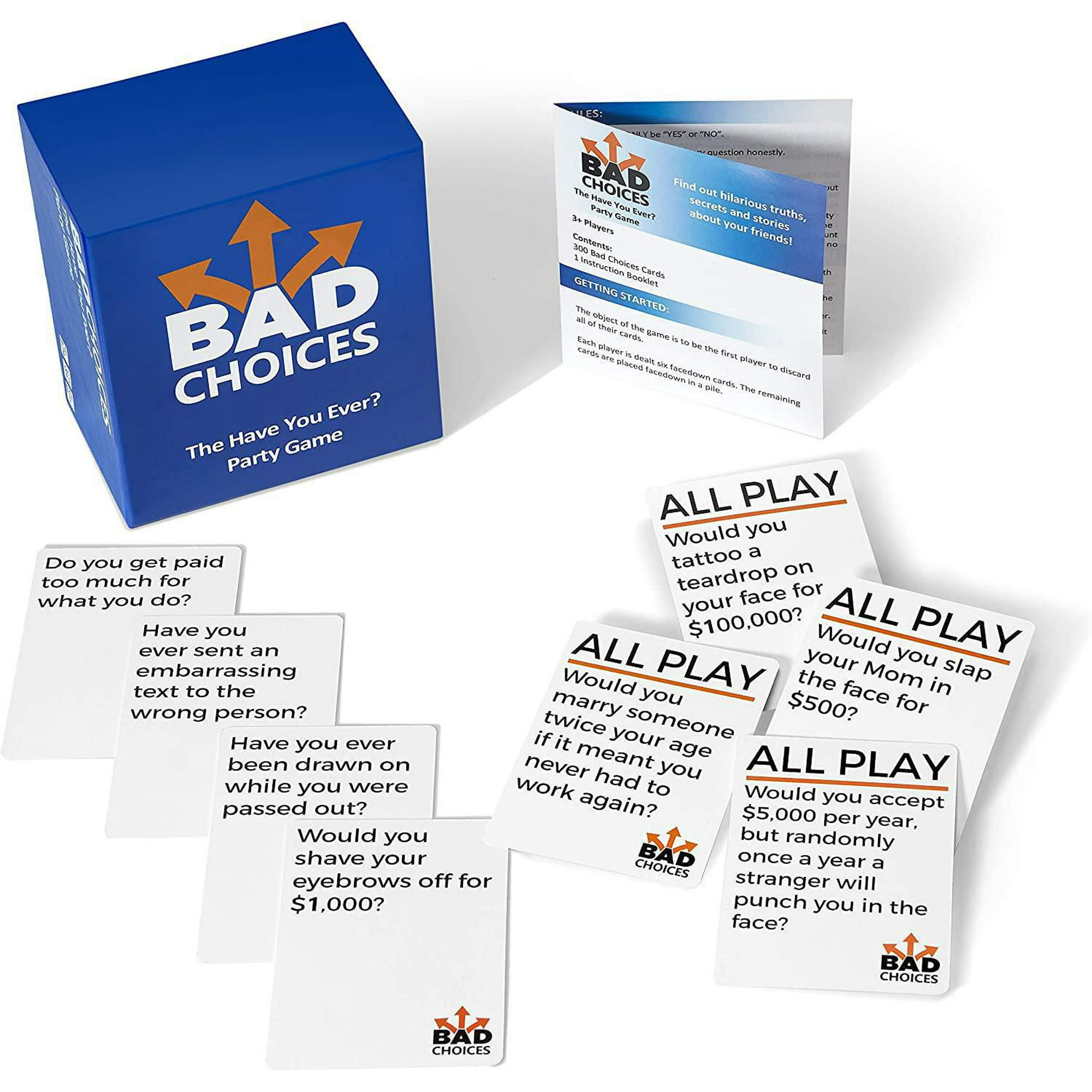 Bad Choices - The Have You Ever? Adult Party Game - Walmart.ca