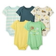 thumbnail image 1 of George Baby Boys' Bodysuit 5-Pack, 1 of 2
