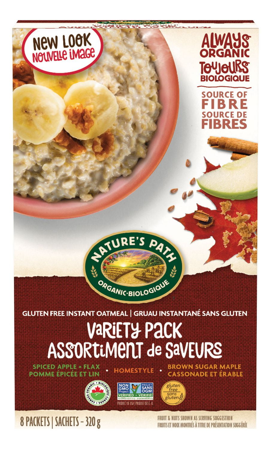 Nature's Path Gluten Free Variety Pack Oatmeal Walmart Canada