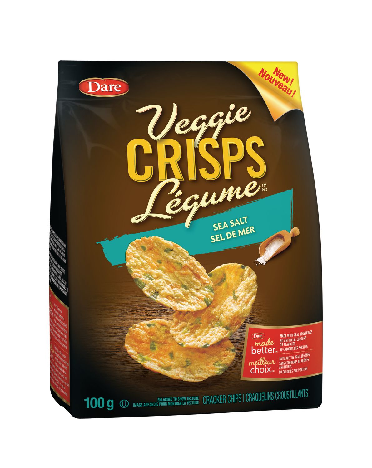 Dare Veggie Crisps Sea Salt Crackers Chips Walmart Canada