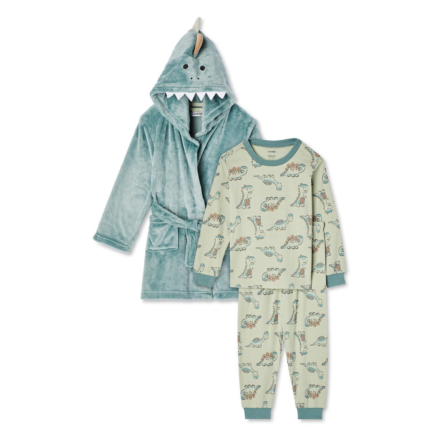 Ensemble 3 pièces avec pyjama et robe de chambre George pour petits garçons