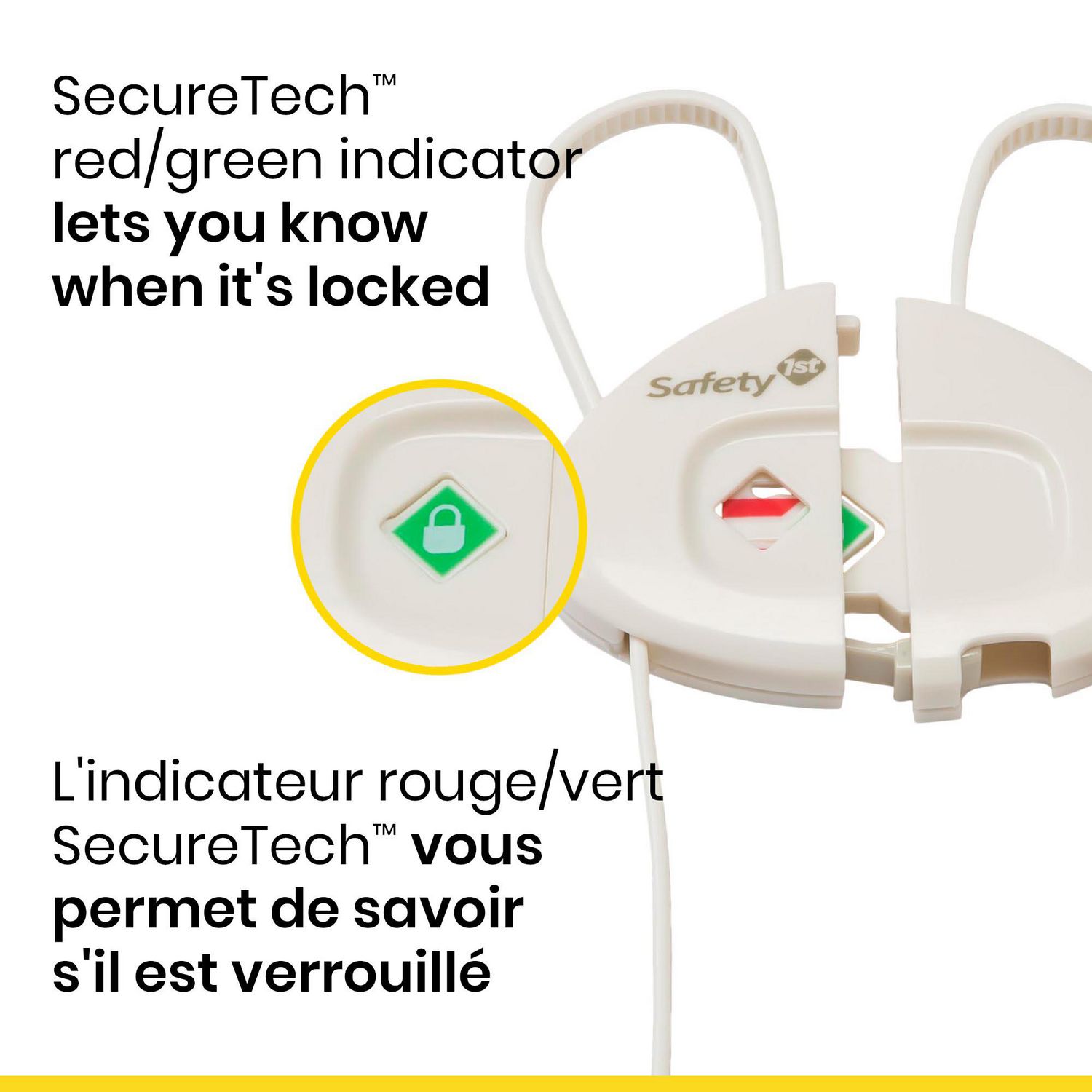 Safety 1st verrou pour armoire Side by Side paquet de 2.