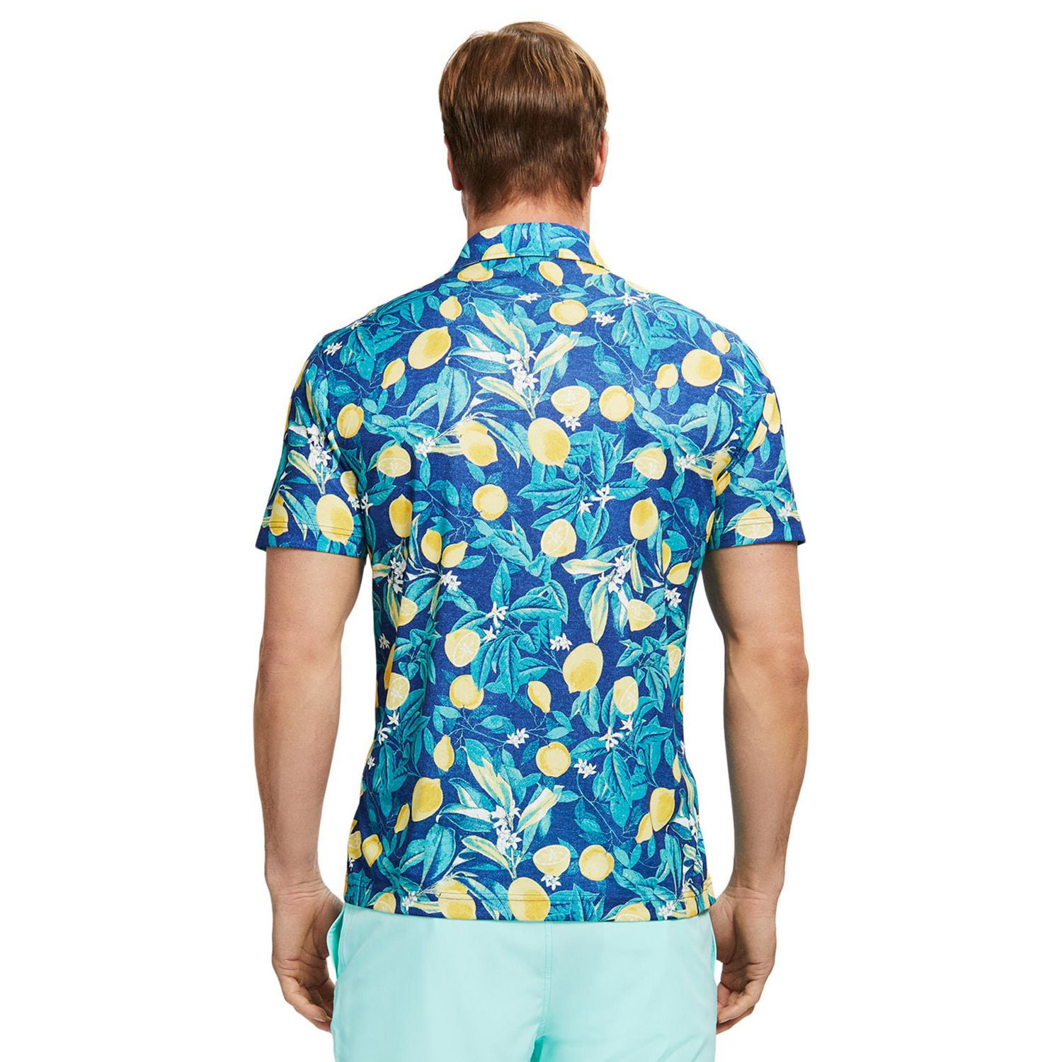 IZOD SS PRNTED POLO