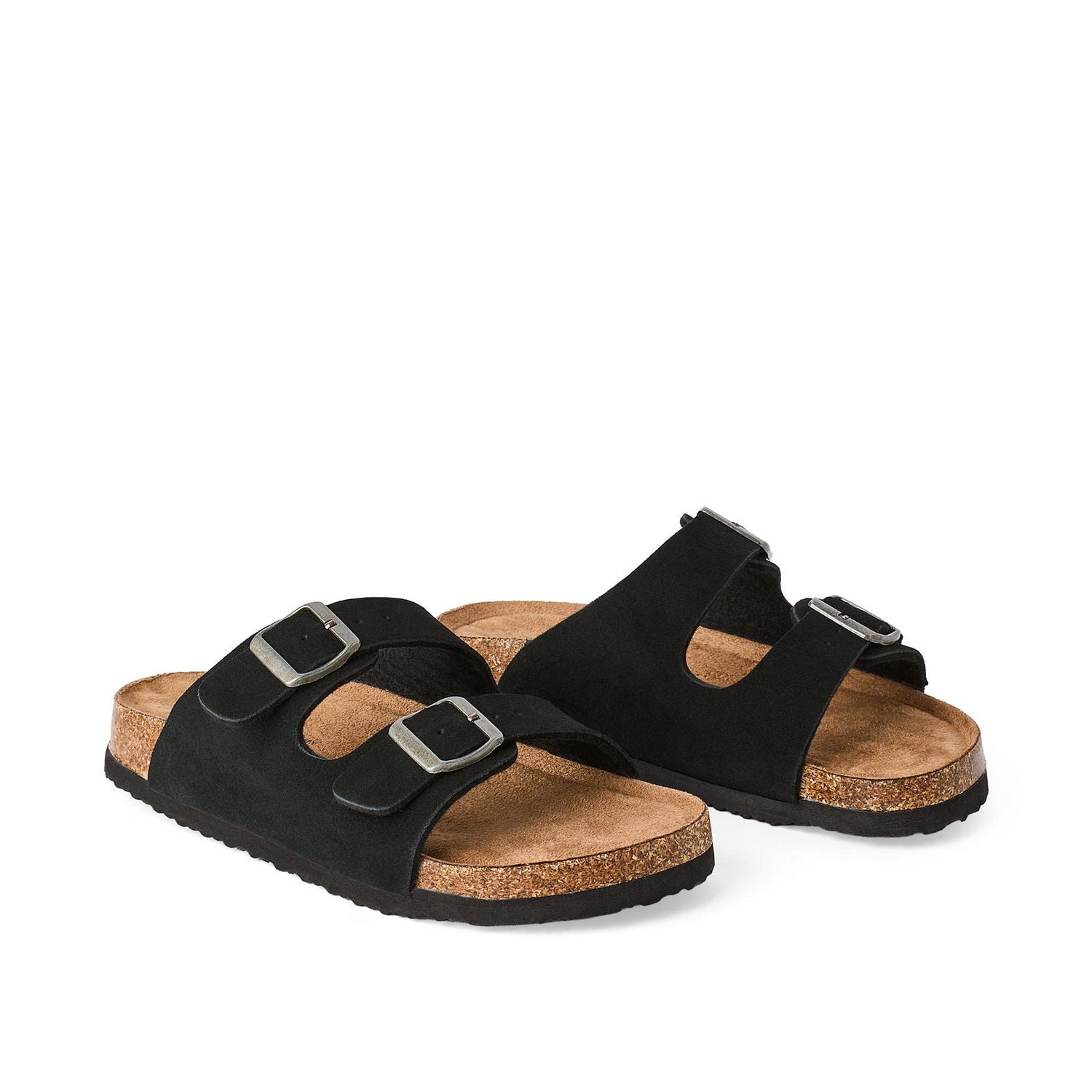 Time and Tru Women's Double Buckled Sandals