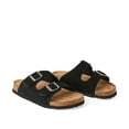 thumbnail image 2 of Time and Tru Women's Double Buckled Sandals, 2 of 4