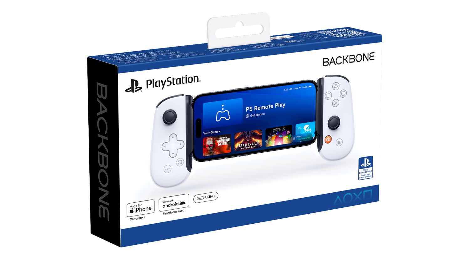 Backbone One - PlayStation Edition (USB-C) - Mobile Gaming