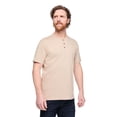 thumbnail image 1 of George Men's Washed Henley T-Shirt, 1 of 6