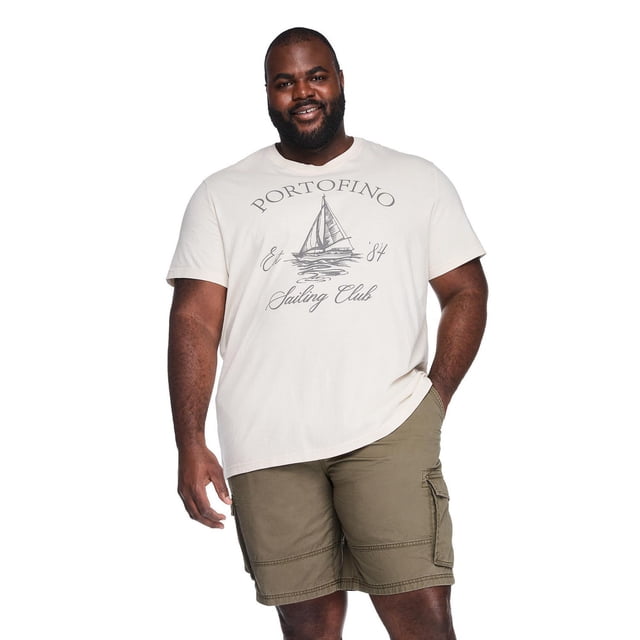 T-shirt à imprimé graphique George Plus pour hommes