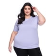 thumbnail image 1 of Lane Bryant Women's Plus Crew-Neck T-Shirt, 1 of 6