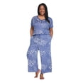 thumbnail image 1 of Iyla Women's Plus Two Piece Capri Pajama Set, 1 of 6