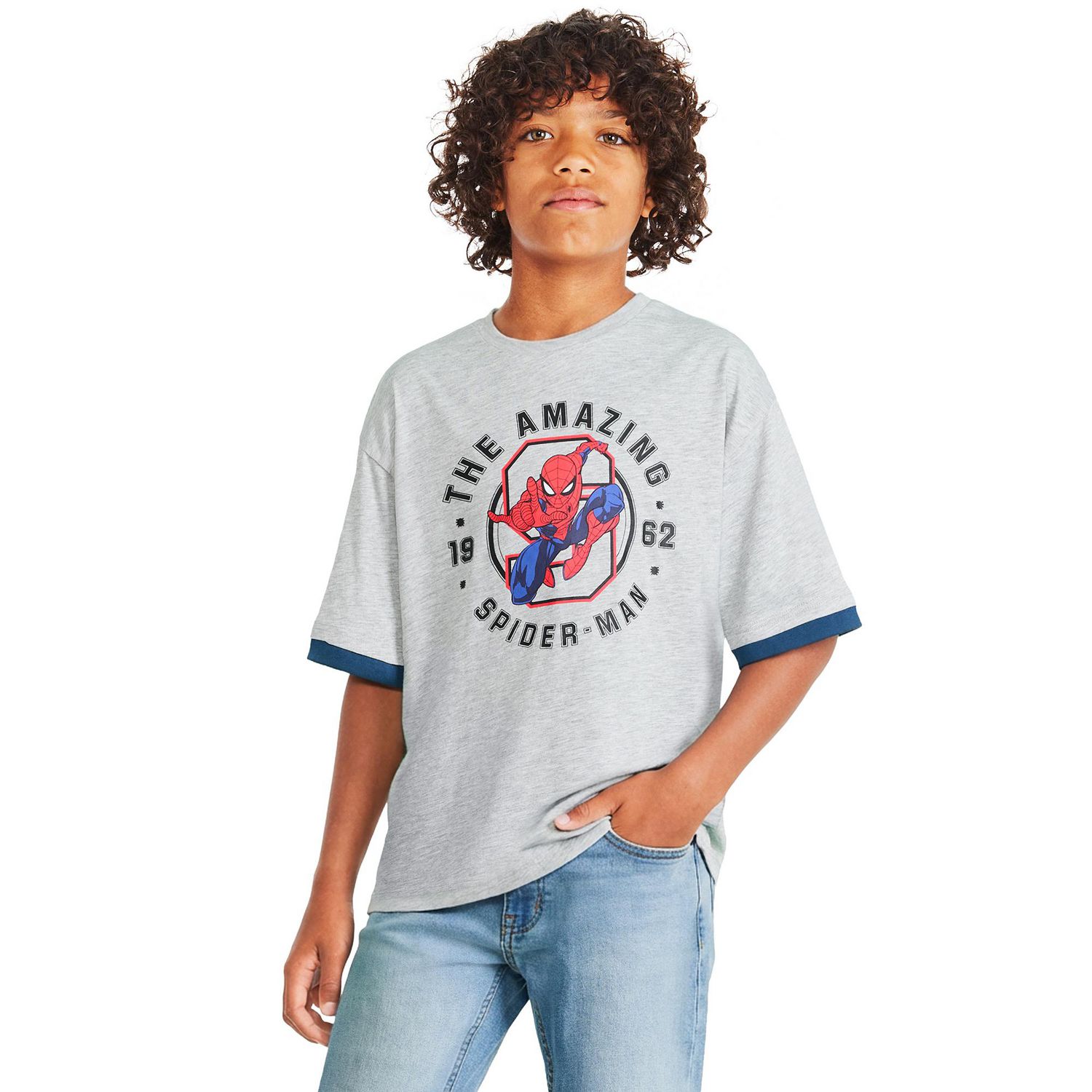 T-shirt trompe-l’œil Spider-Man Marvel pour garçons