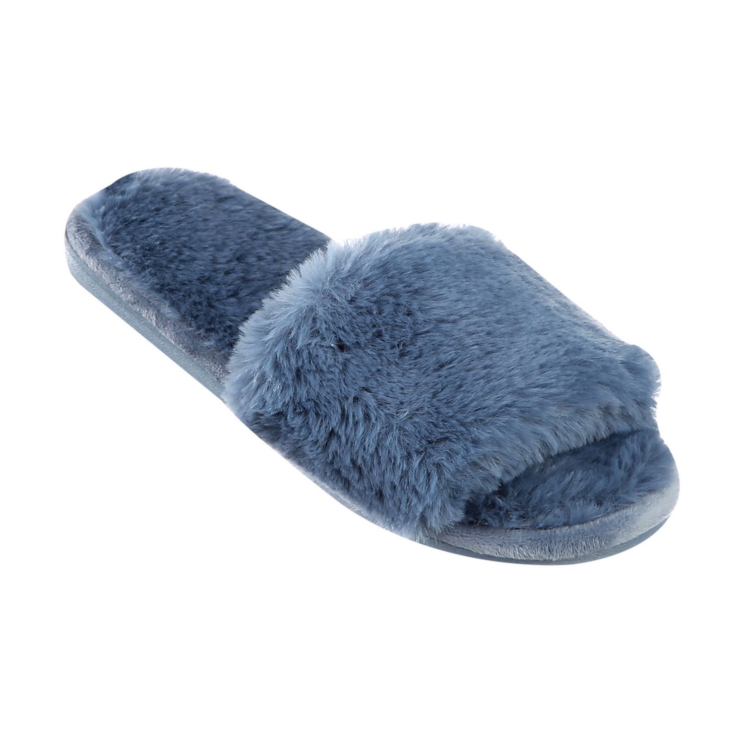 George Women's Chloe Faux Fur Slippers | Walmart Canada